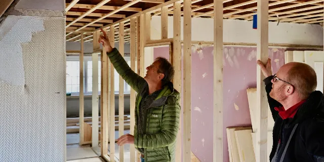 Thermografische opname energiezuinig passiefhuis